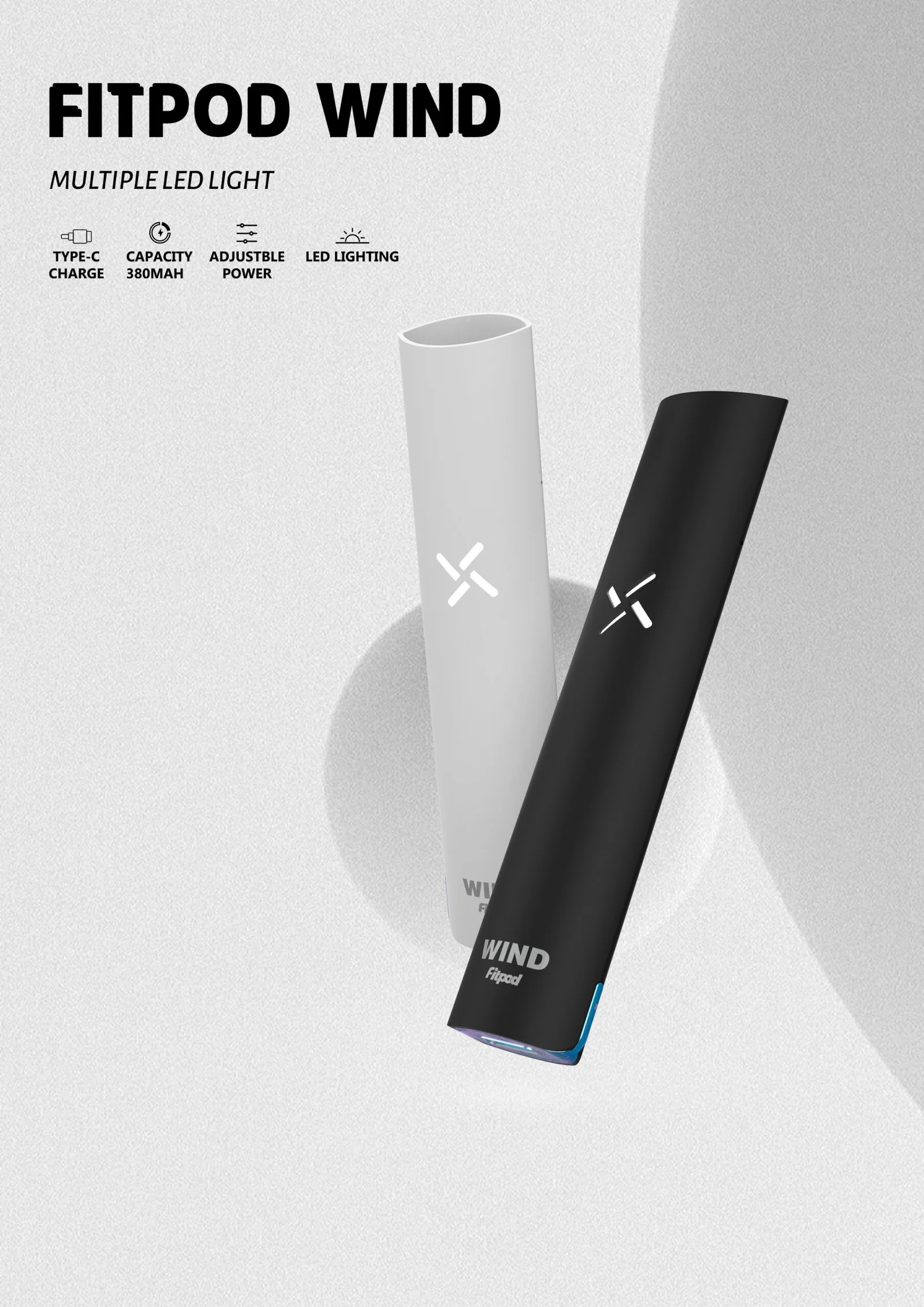 可調壓主機 - Fitpod Wind氣流桿一代(通用RELX一代 SP2 LANA):圖片 4