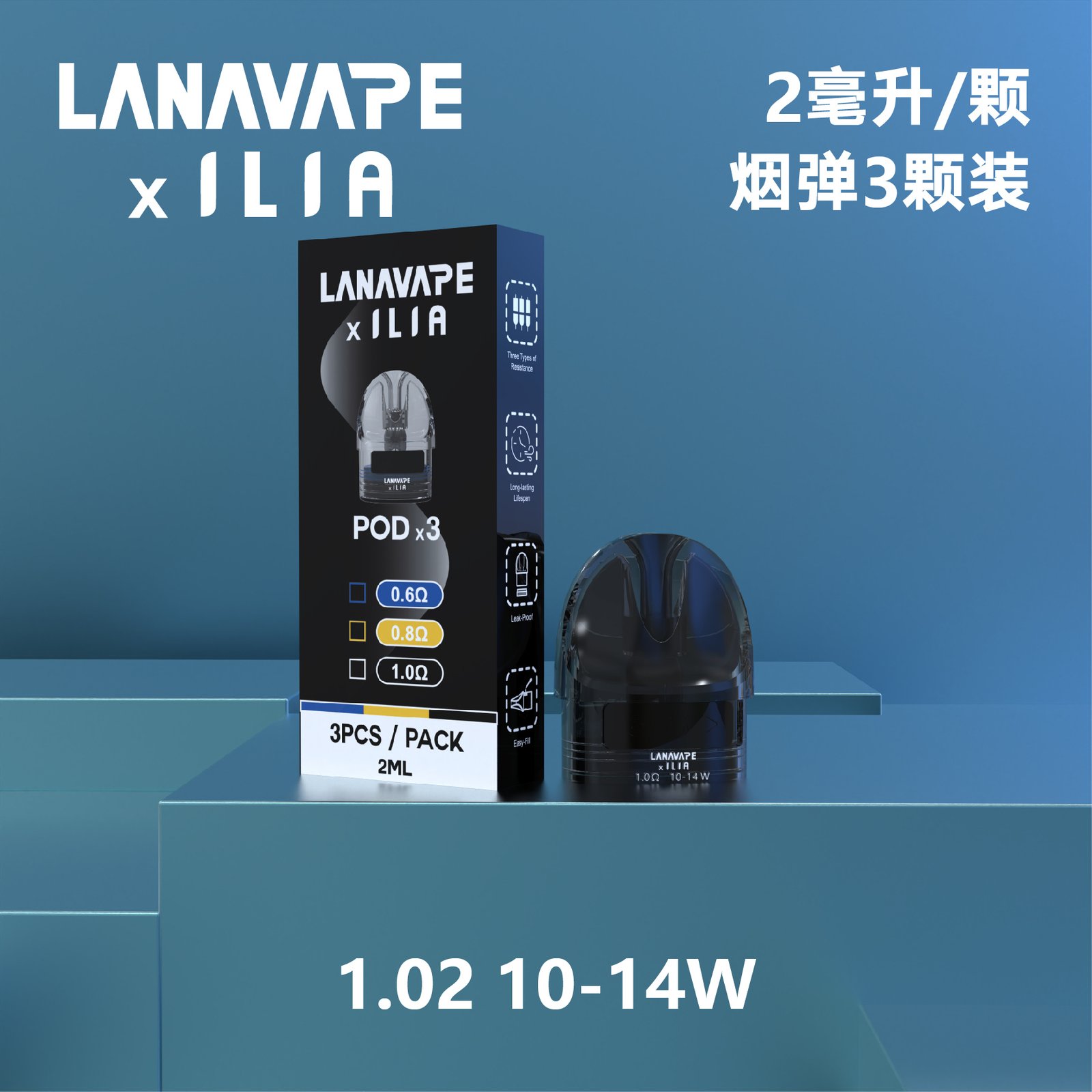 LANA & ILIA Jet Max 注油式電子煙套裝|側注油設計・5–30W可調功率・Mesh霧化大煙霧:圖片 11
