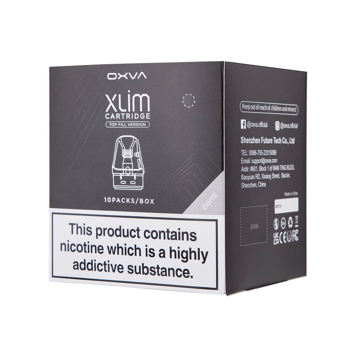 OXVA 小蠻牛 Xlim V3 原廠空煙彈 3入羅馬ROMA通用:圖片 4