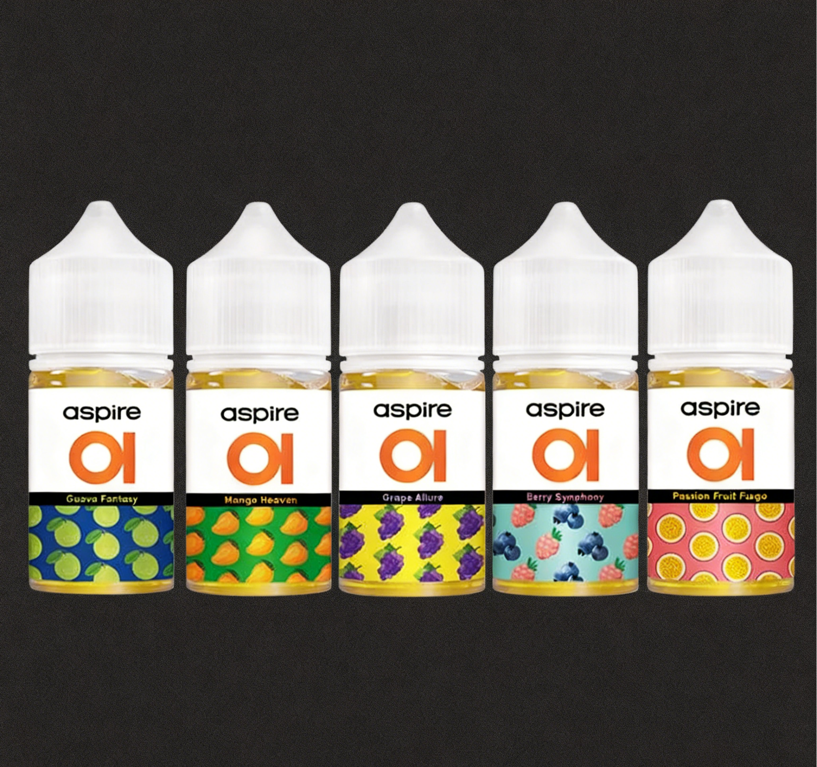 美國進口 Aspire 水果系列鹽煙油 30ml/30mg 綿密口感