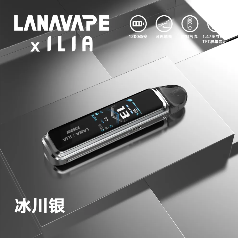 LANA & ILIA Jet Max 注油式電子煙套裝|側注油設計・5–30W可調功率・Mesh霧化大煙霧:圖片 6