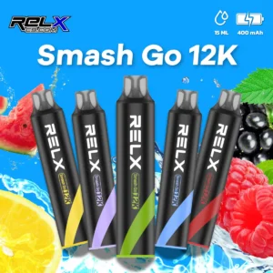 RELX Smash Go 12000抛棄式電子煙 大容量可充電