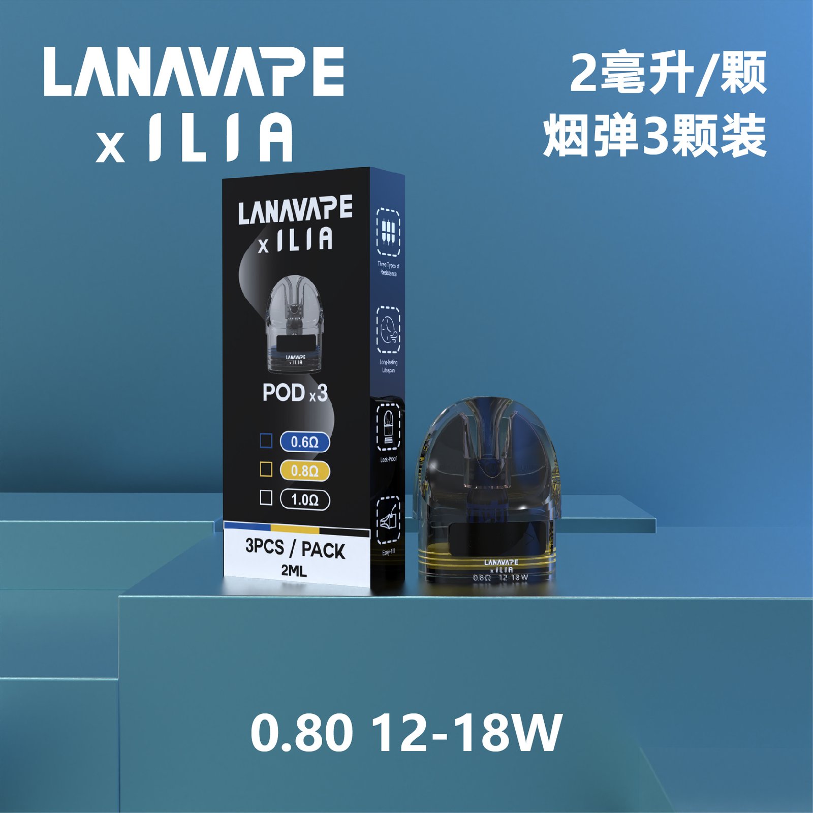LANA & ILIA Jet Max 注油式電子煙套裝|側注油設計・5–30W可調功率・Mesh霧化大煙霧:圖片 10
