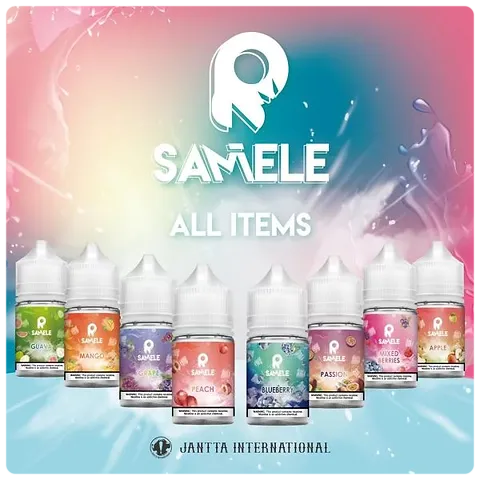 SAMELE 冰釀電子煙油|美國進口 30ML 冰涼果香 尼古丁鹽煙油