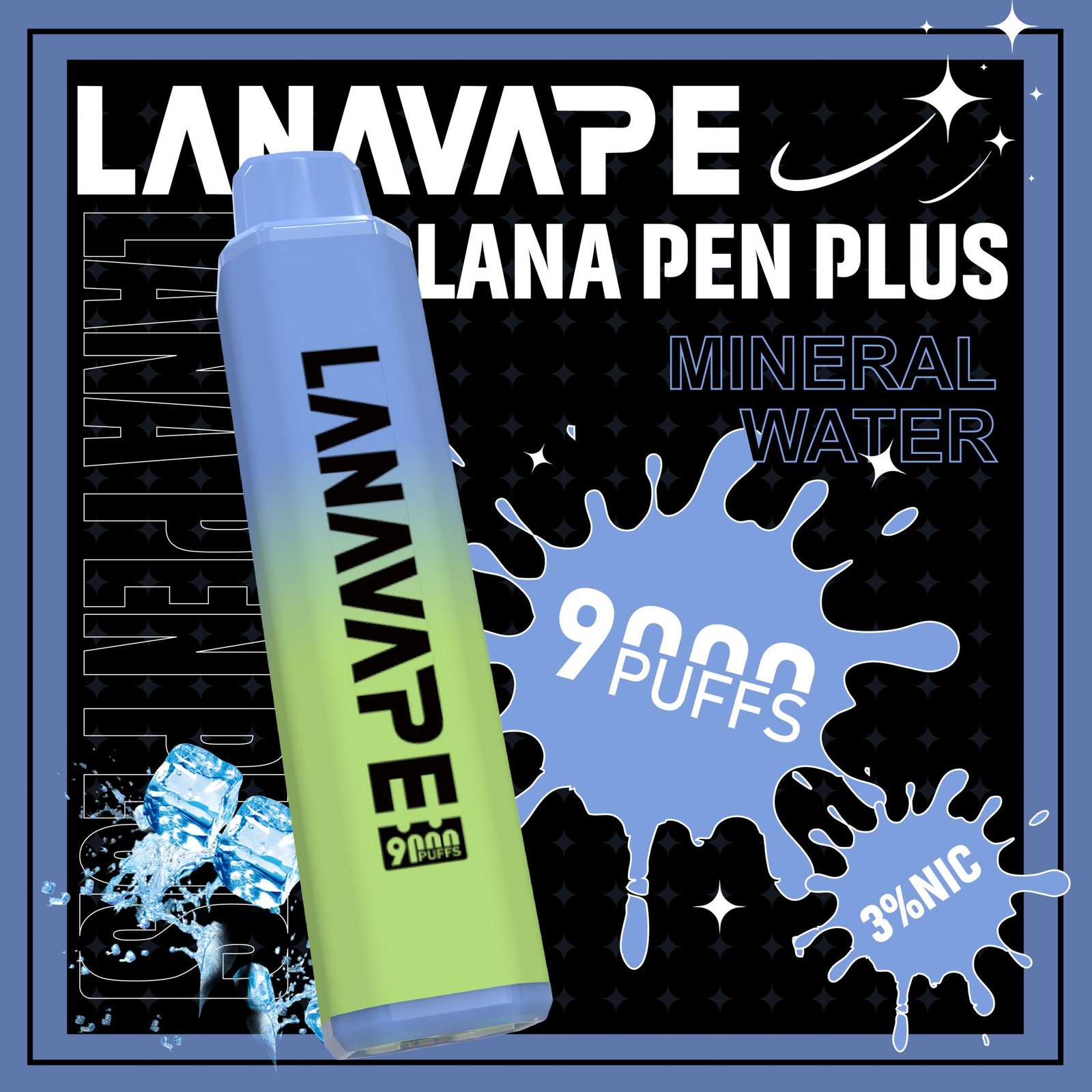 LANA 9000口一次性/抛棄式電子煙 | 可充電 小巧體積:圖片 8