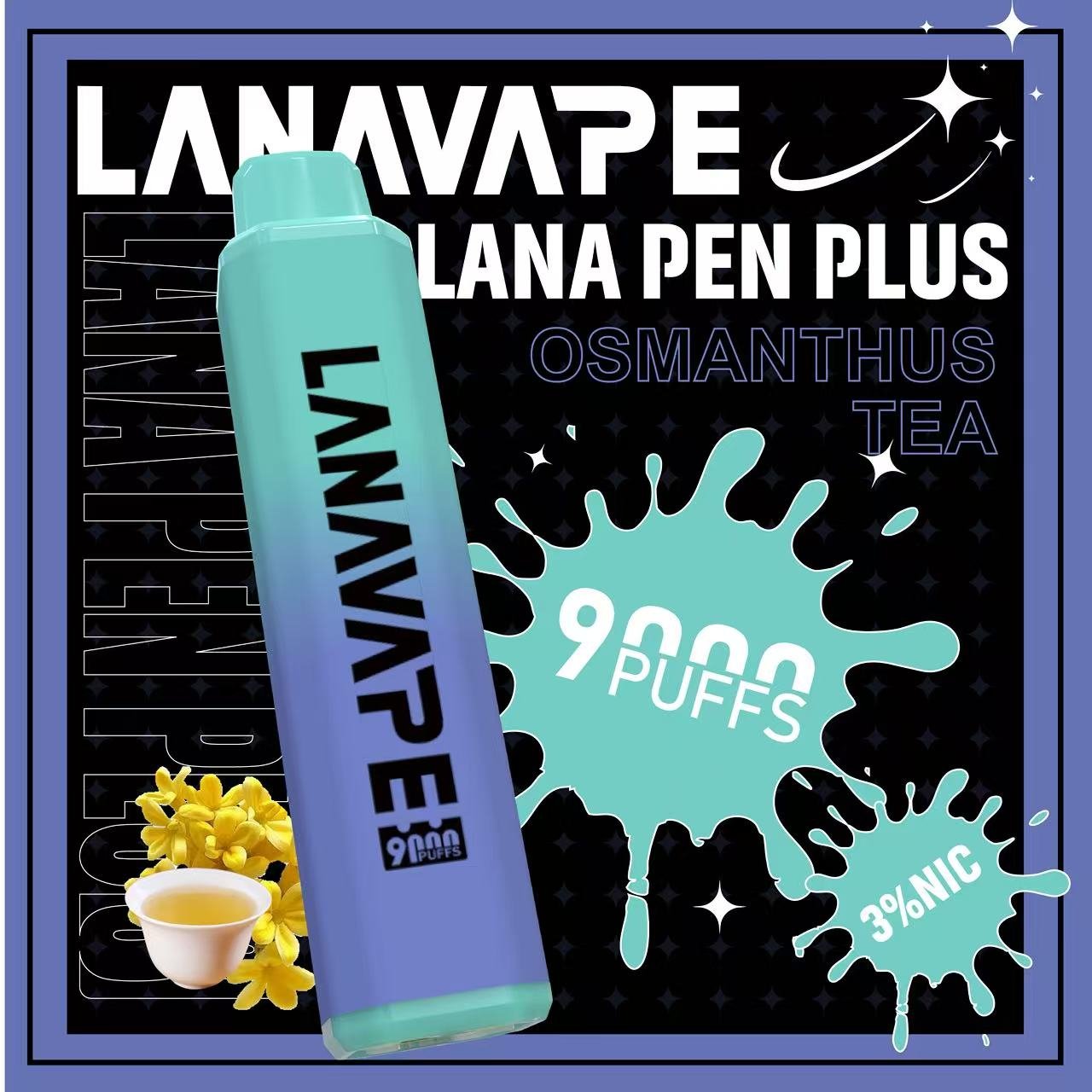 LANA 9000口一次性/抛棄式電子煙 | 可充電 小巧體積:圖片 19