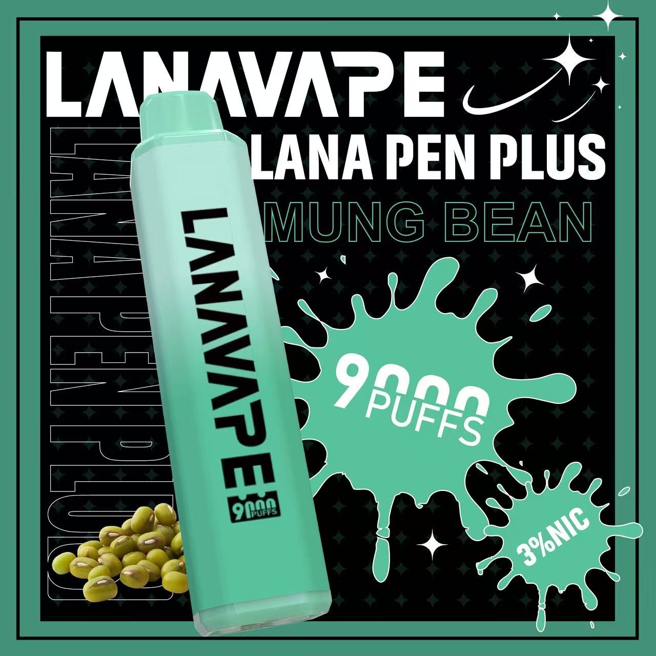 LANA 9000口一次性/抛棄式電子煙 | 可充電 小巧體積:圖片 11