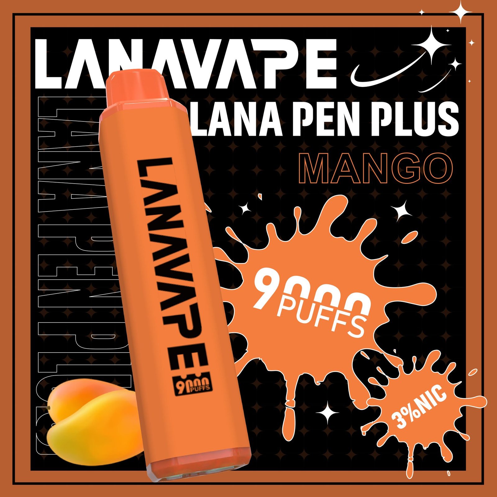 LANA 9000口一次性/抛棄式電子煙 | 可充電 小巧體積:圖片 9