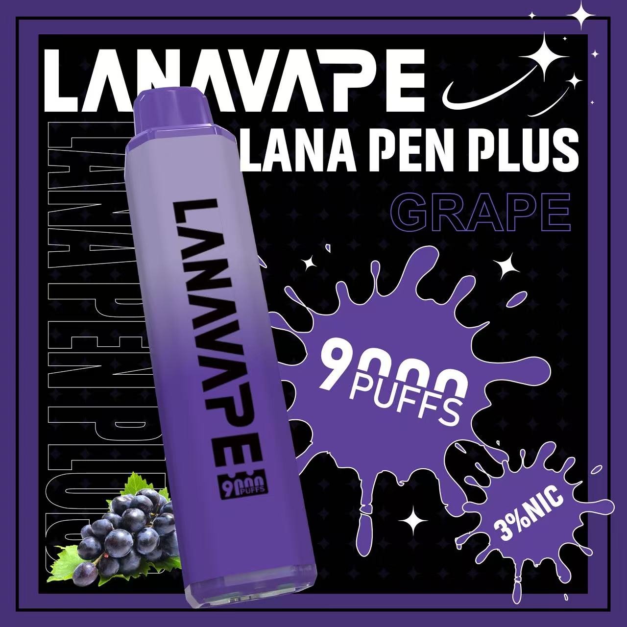 LANA 9000口一次性/抛棄式電子煙 | 可充電 小巧體積:圖片 7