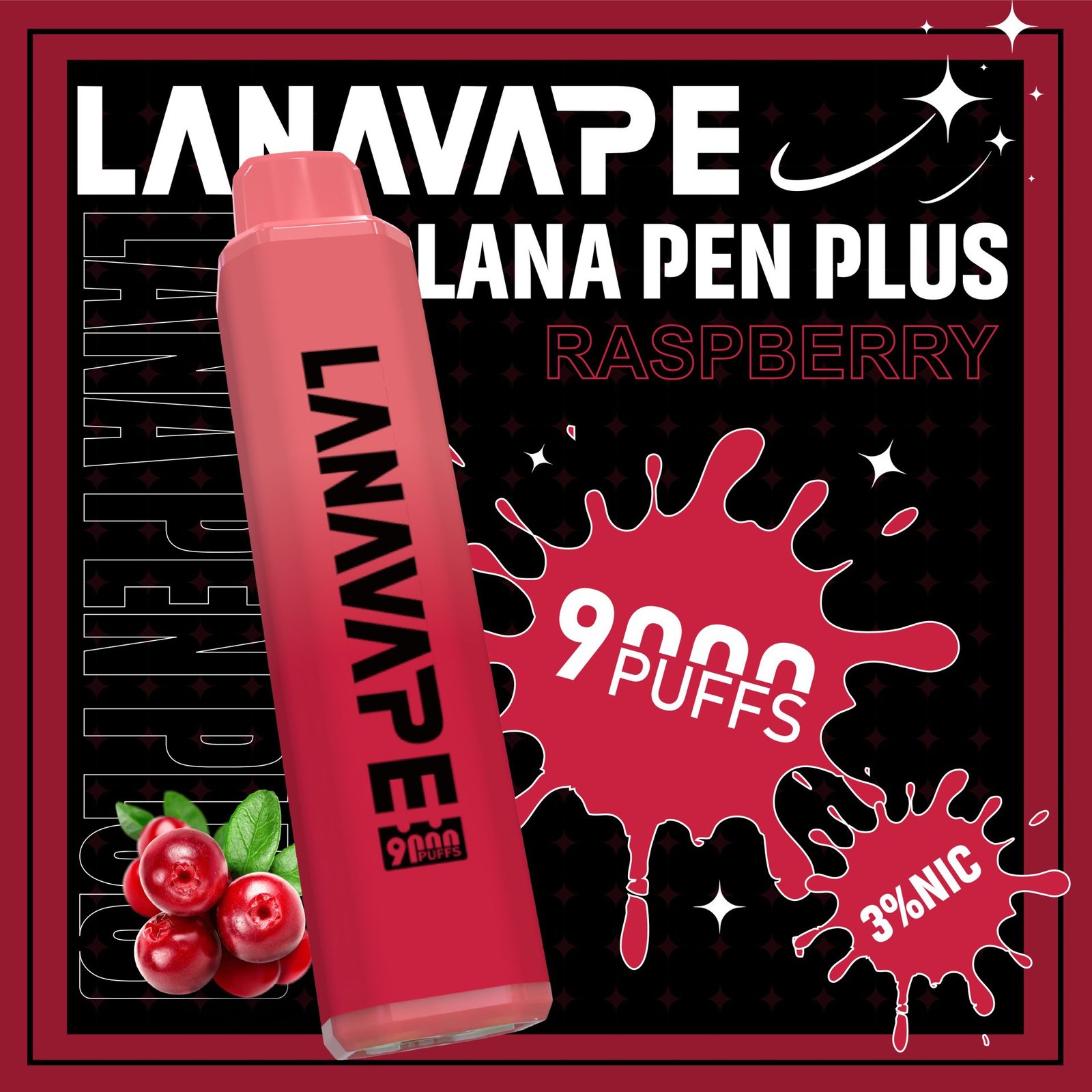 LANA 9000口一次性/抛棄式電子煙 | 可充電 小巧體積:圖片 10