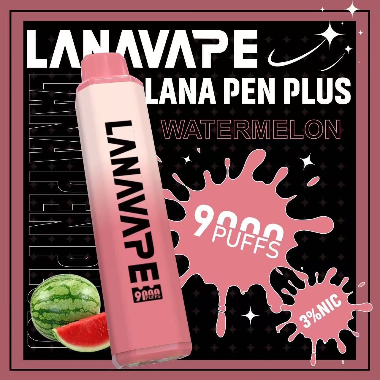 LANA 9000口一次性/抛棄式電子煙 | 可充電 小巧體積:圖片 3