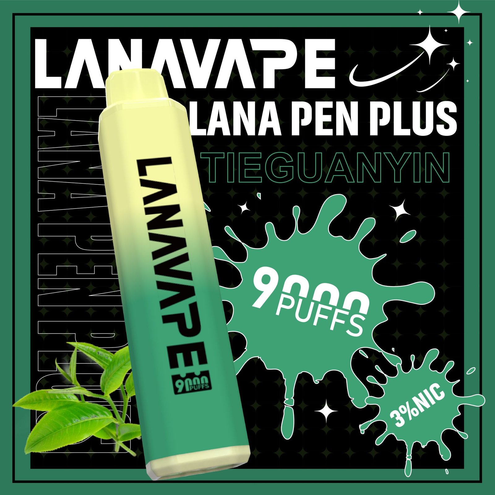 LANA 9000口一次性/抛棄式電子煙 | 可充電 小巧體積:圖片 4