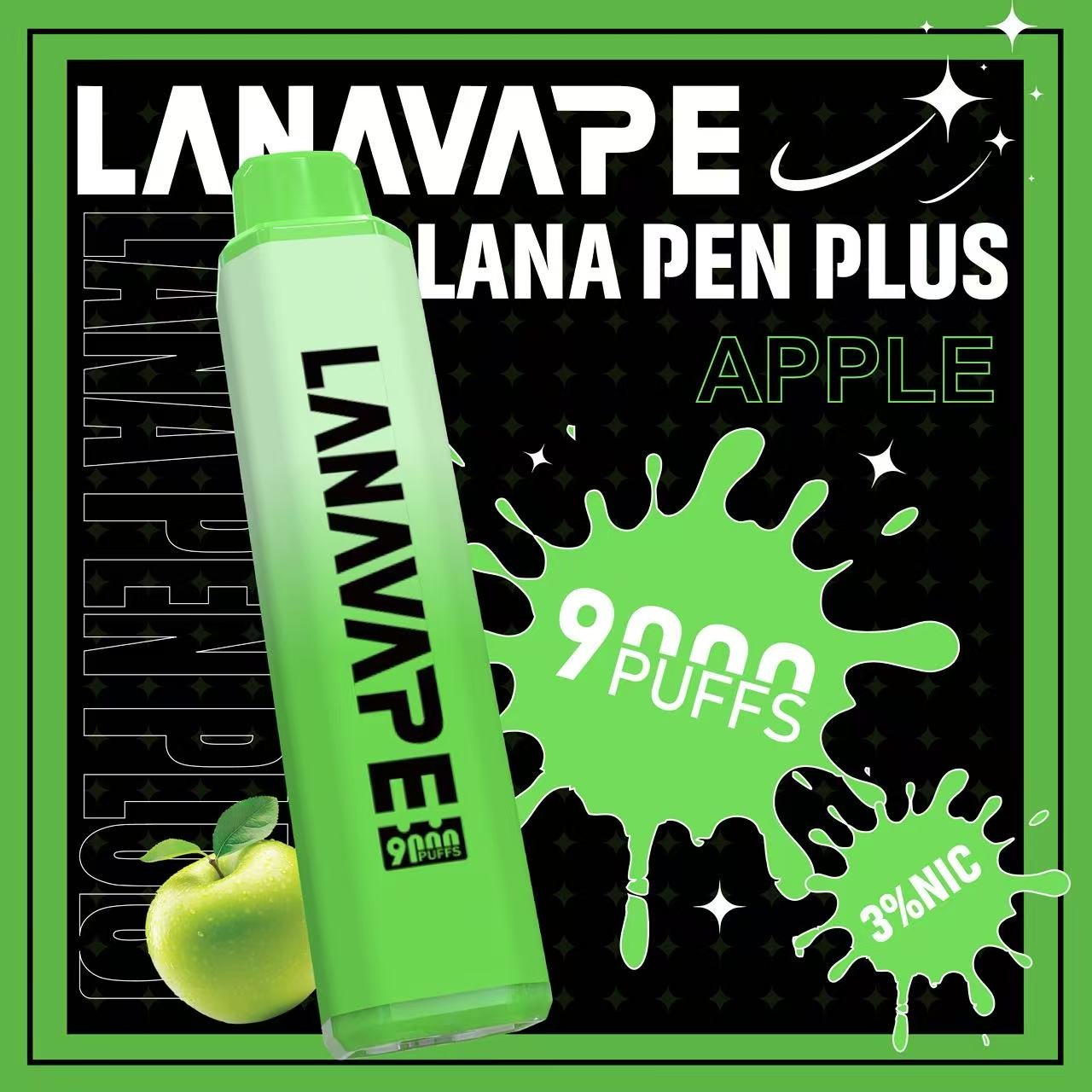 LANA 9000口一次性/抛棄式電子煙 | 可充電 小巧體積:圖片 6