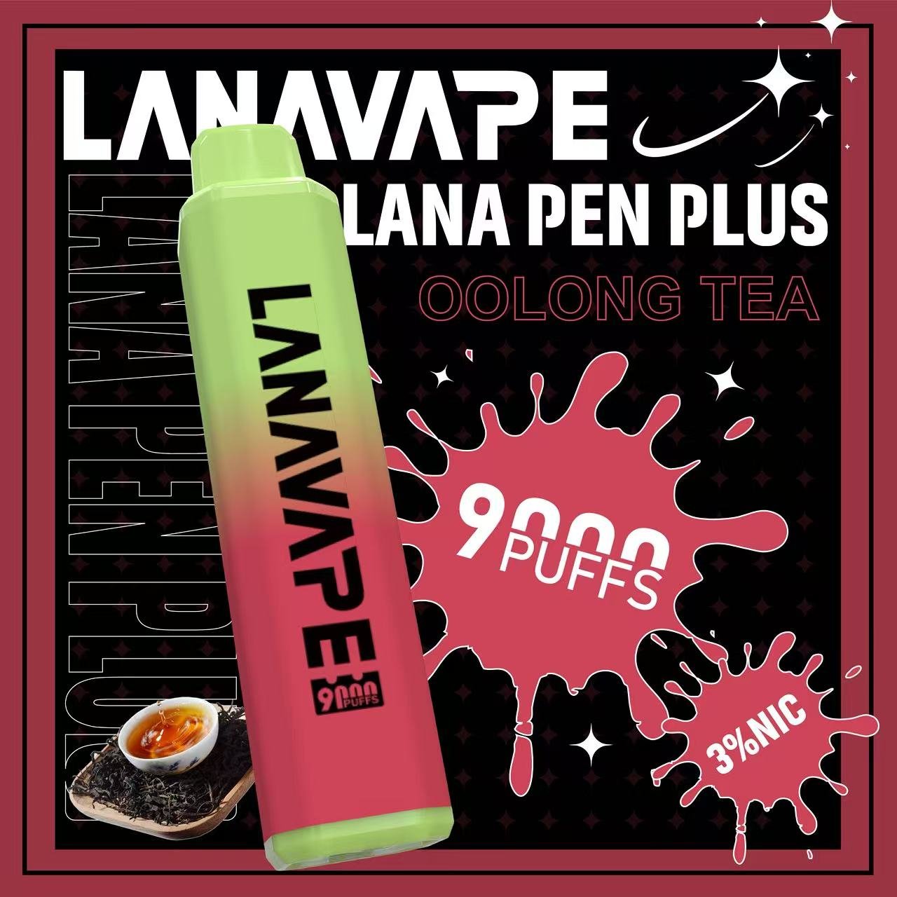 LANA 9000口一次性/抛棄式電子煙 | 可充電 小巧體積:圖片 12