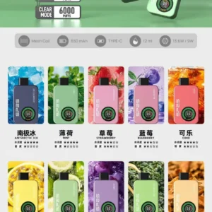 SP2S Apollo 12000口拋棄式電子煙｜雙模式調節・Mesh霧化芯・12ml大容量