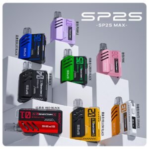 SP2S思博瑞 Machine X 電子煙方塊主機｜雙陶瓷線圈＋可調功率｜可重複注油 Pod 系統