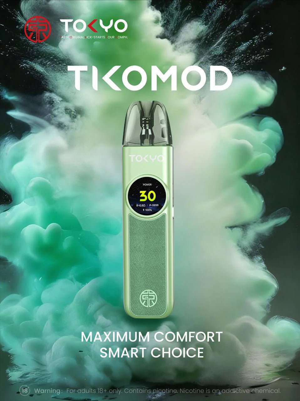 東京TOKYO 帝刻TIKO MOD 注油式電子煙主機 | 小煙套裝 現貨:圖片 4