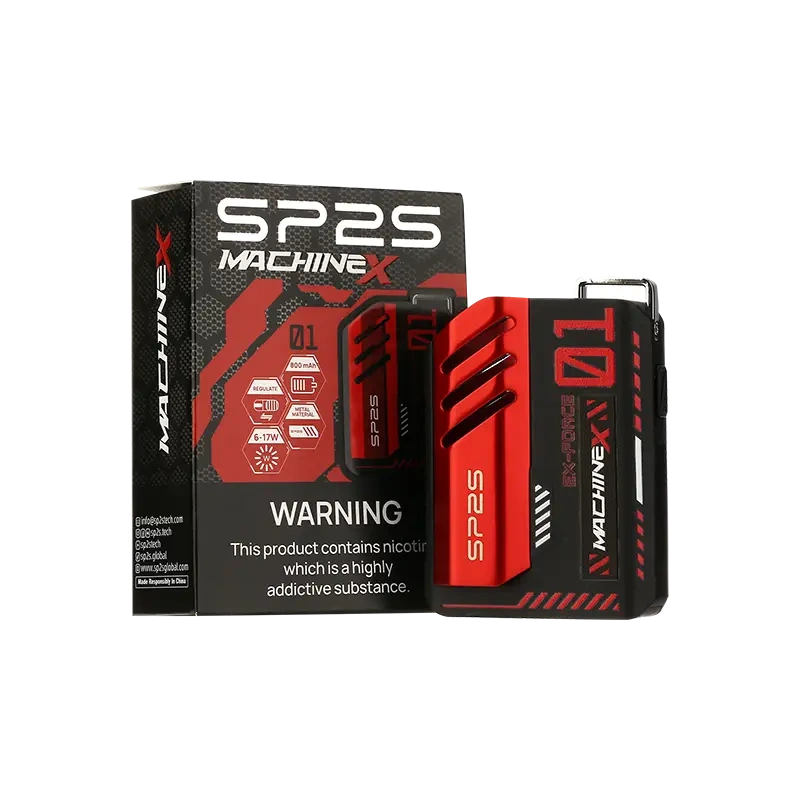 SP2S思博瑞 Machine X 電子煙方塊主機|雙陶瓷線圈+可調功率|可重複注油 Pod 系統:圖片 7