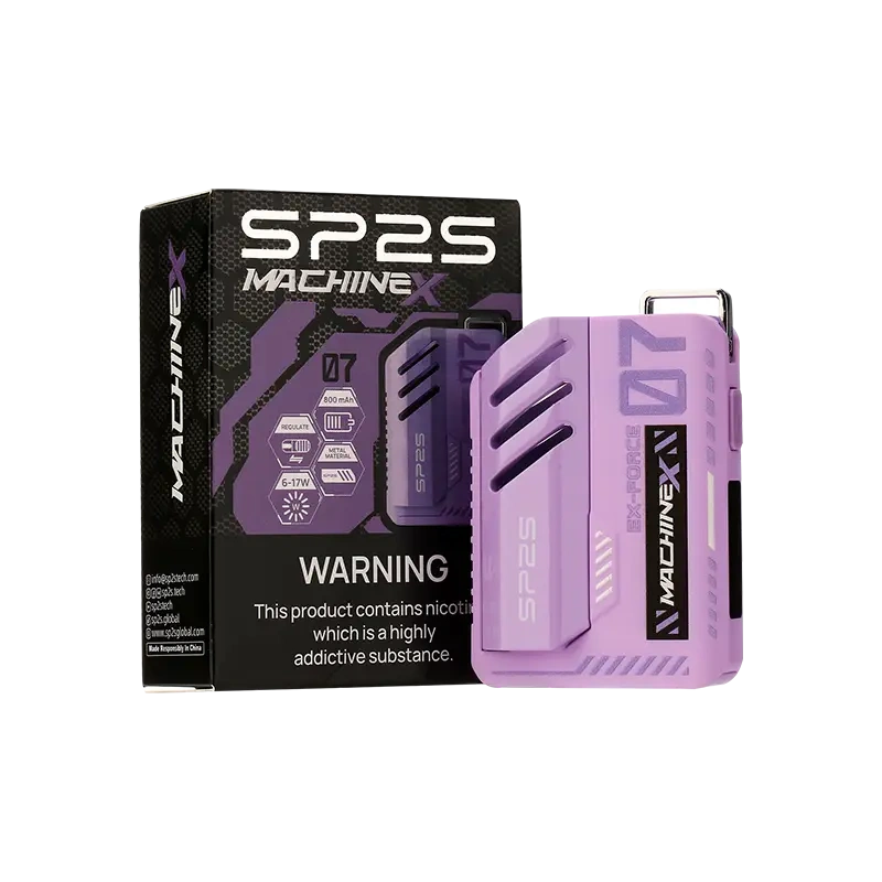 SP2S思博瑞 Machine X 電子煙方塊主機|雙陶瓷線圈+可調功率|可重複注油 Pod 系統:圖片 3
