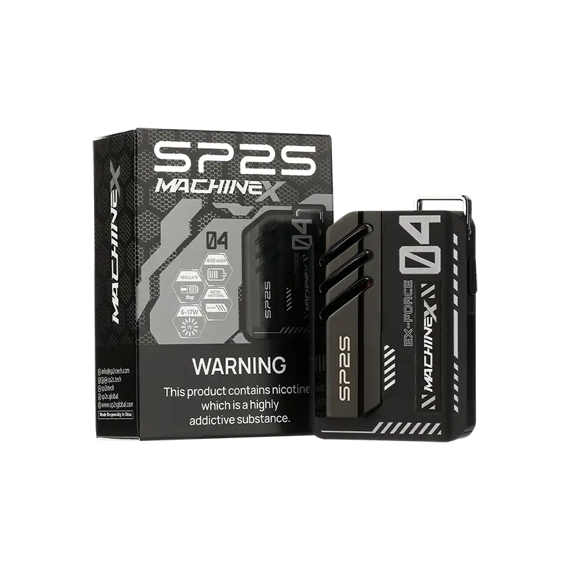 SP2S思博瑞 Machine X 電子煙方塊主機|雙陶瓷線圈+可調功率|可重複注油 Pod 系統:圖片 8